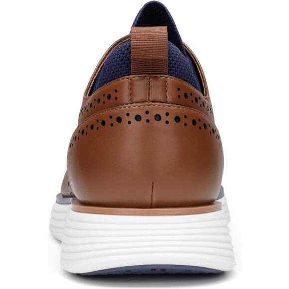 Men's MaxFlex Dress Sneakers Oxfords Casual Wingtip Brogue Shoes - Picture 5 of 7